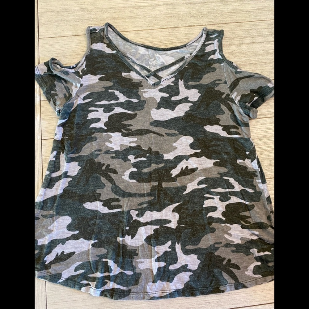 Justice Cold Shoulder Top